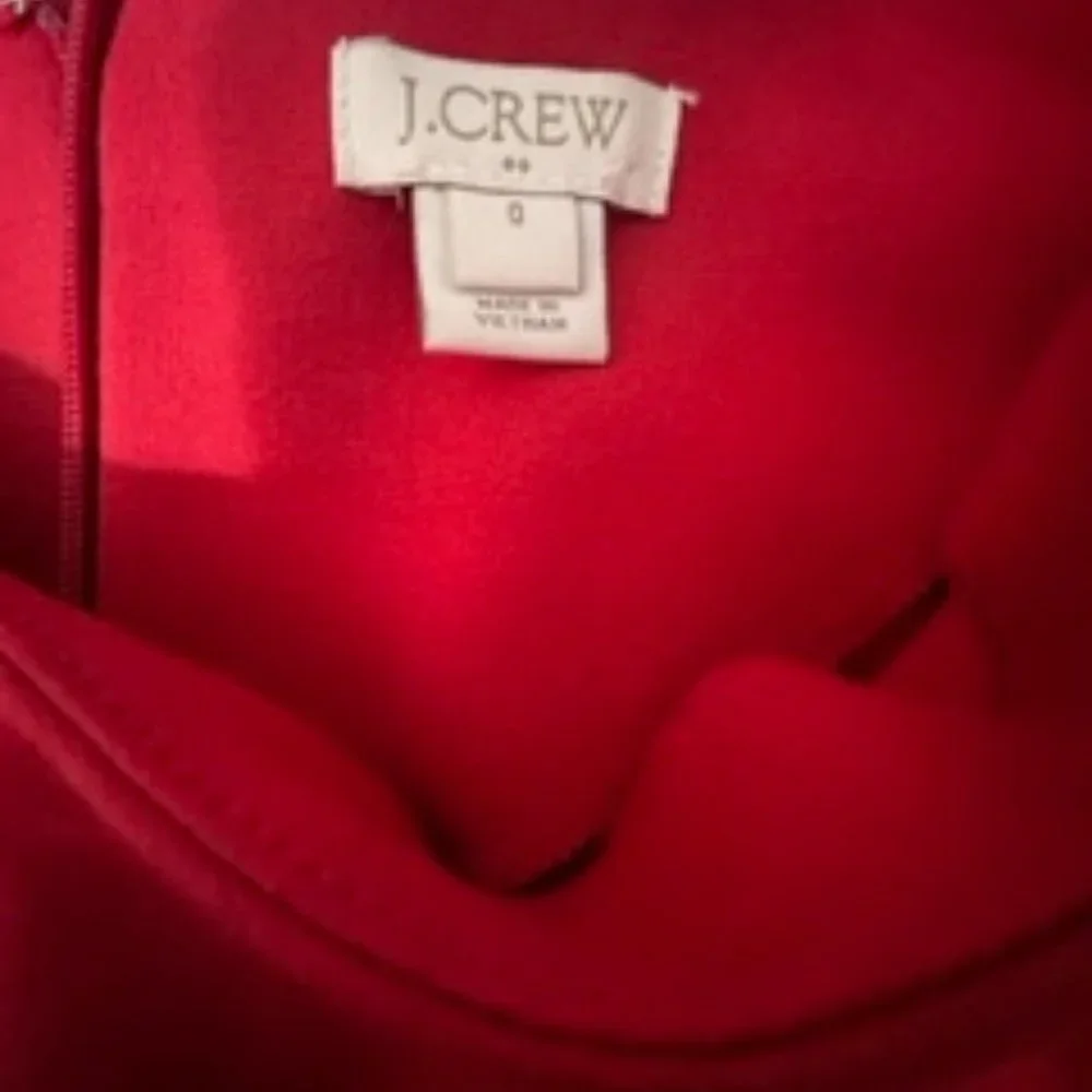 J.crew size 0 red dress